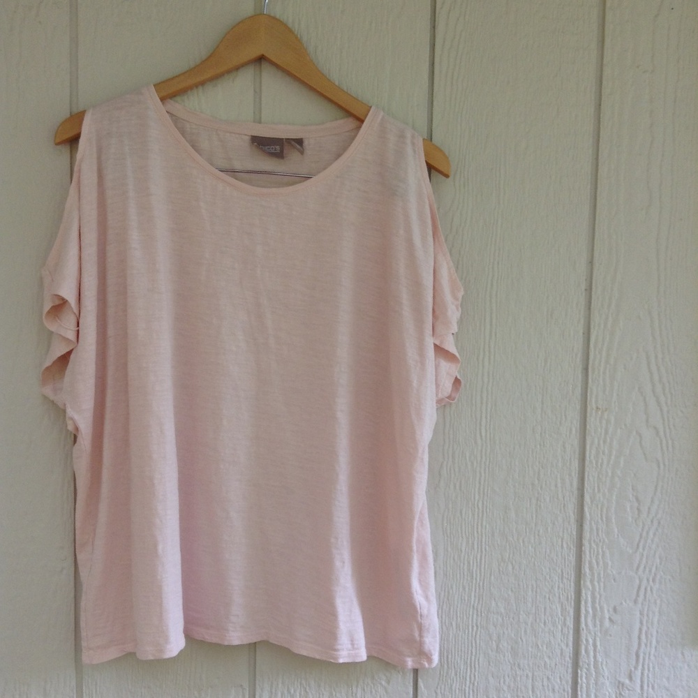 Chico's Coldshoulder top, Size 3 (L)